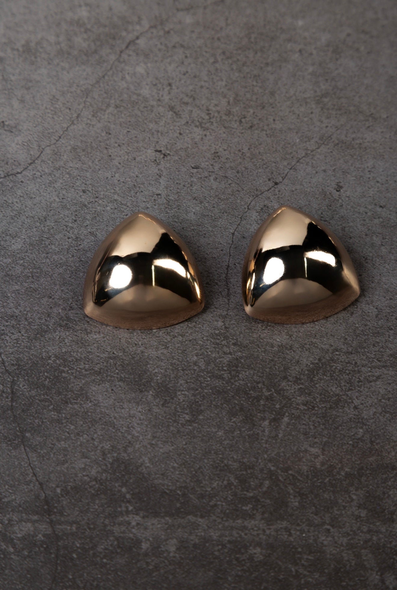 Bulky Triangle Earring