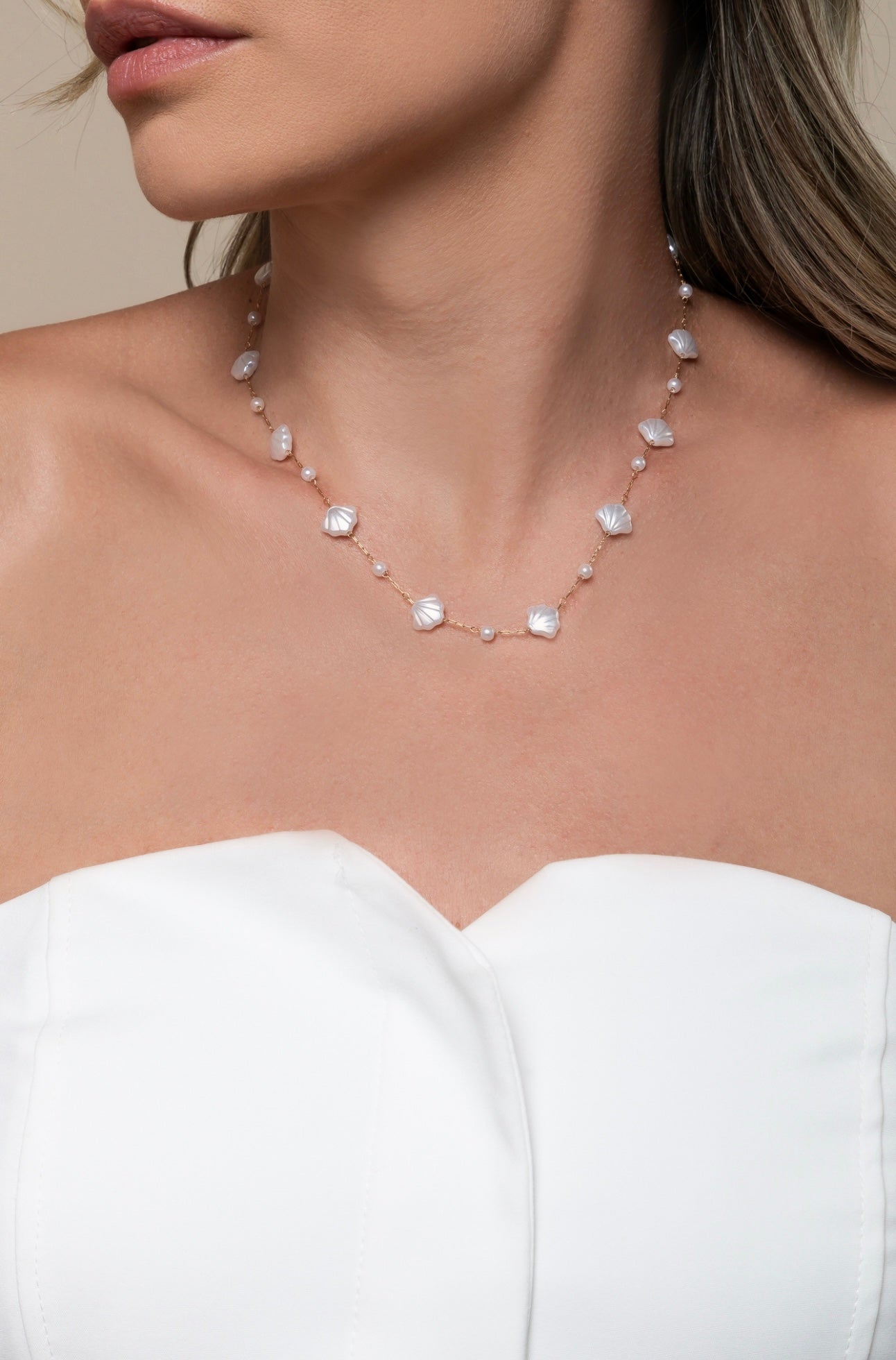 Synthetic Pearl Necklace