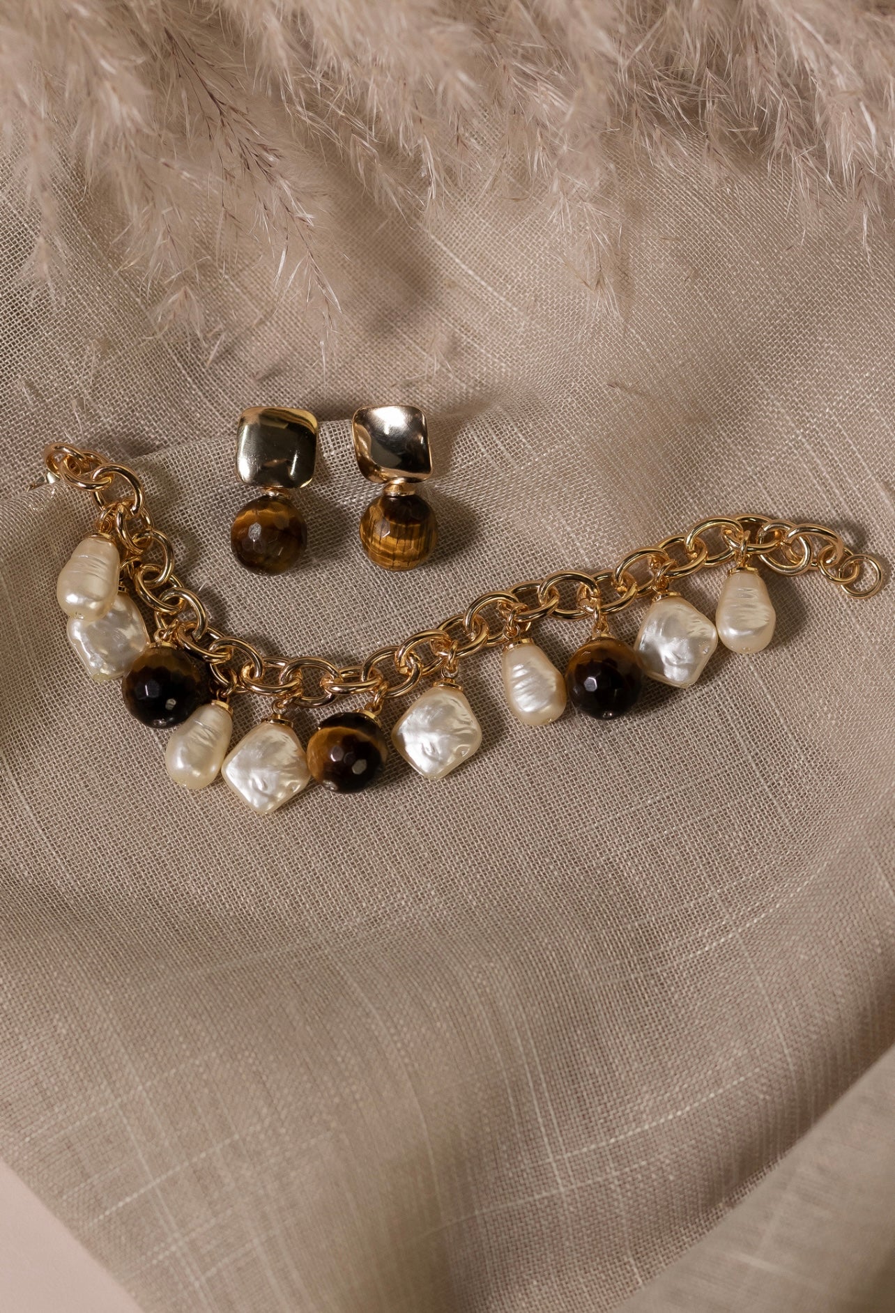 Earring and Bracelet Set