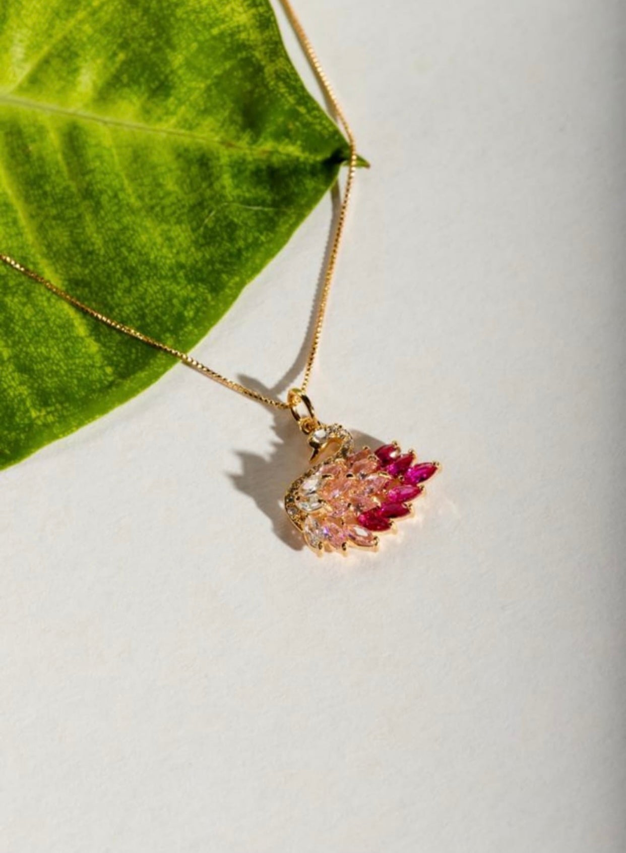 Swan necklace