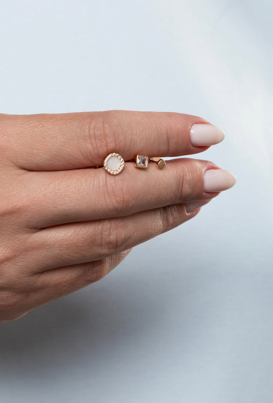 Trio Shapes Earring