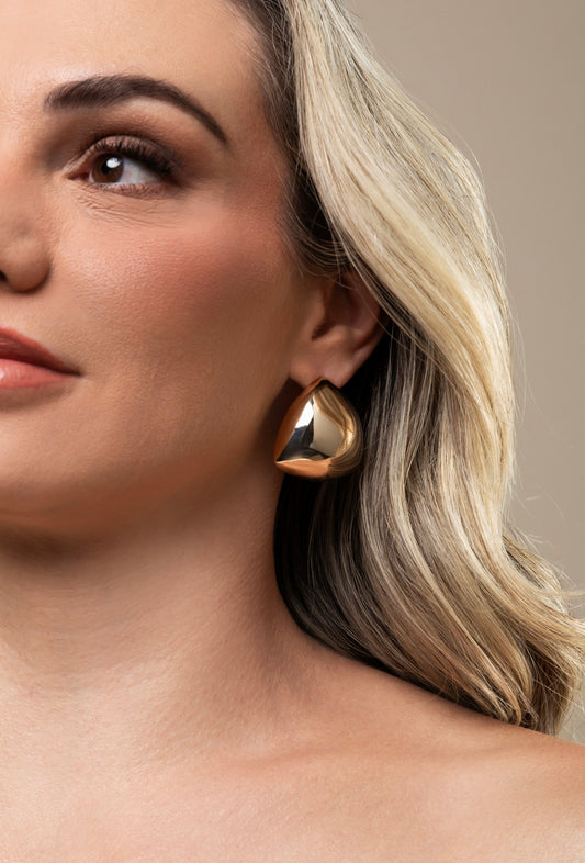Bulky Triangle Earring