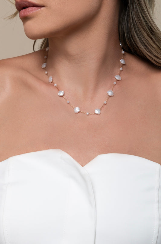 Synthetic Pearl  Necklace