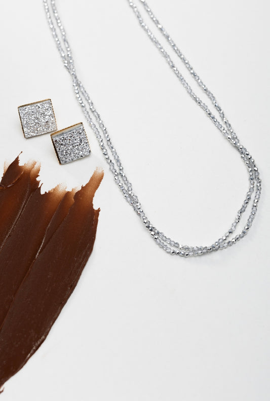 Silver Crystal Set