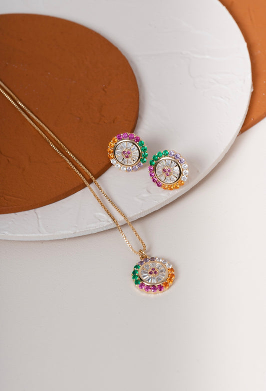 Round set of colored zirconias