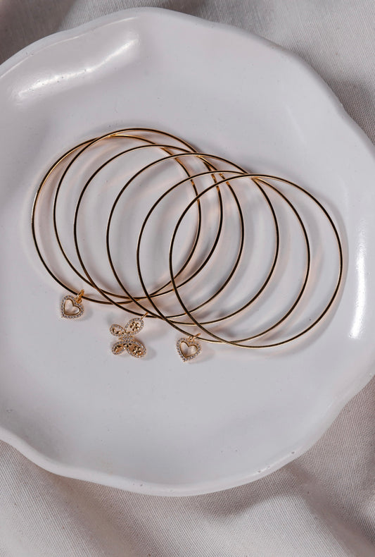 Ring Bracelet 6 Strands and Pendants