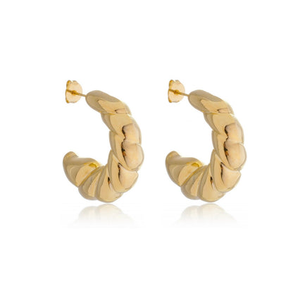 Twisted Hoop Earring