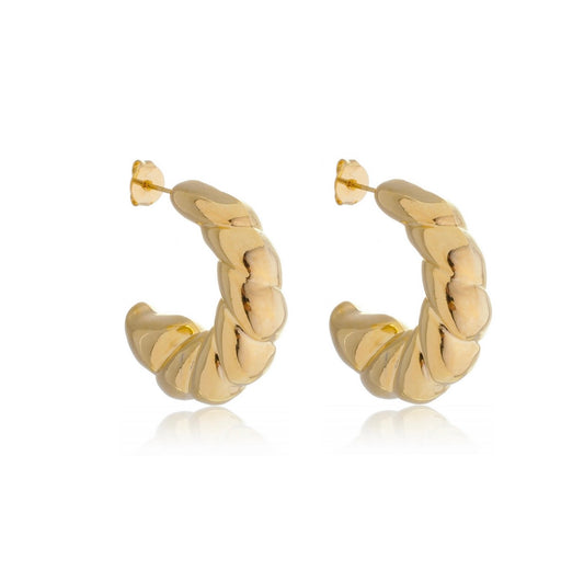 Twisted Hoop Earring