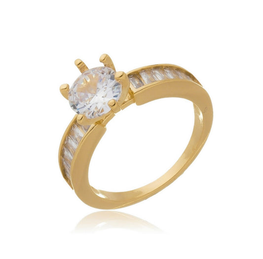 Zirconia Solitaire Ring