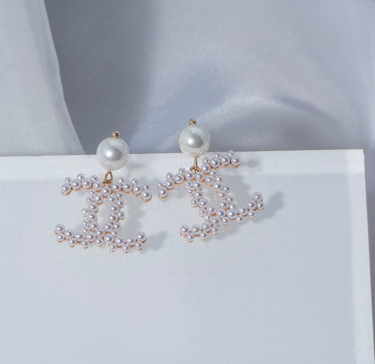 CH Inspiration Earring Synthetic Pearl
